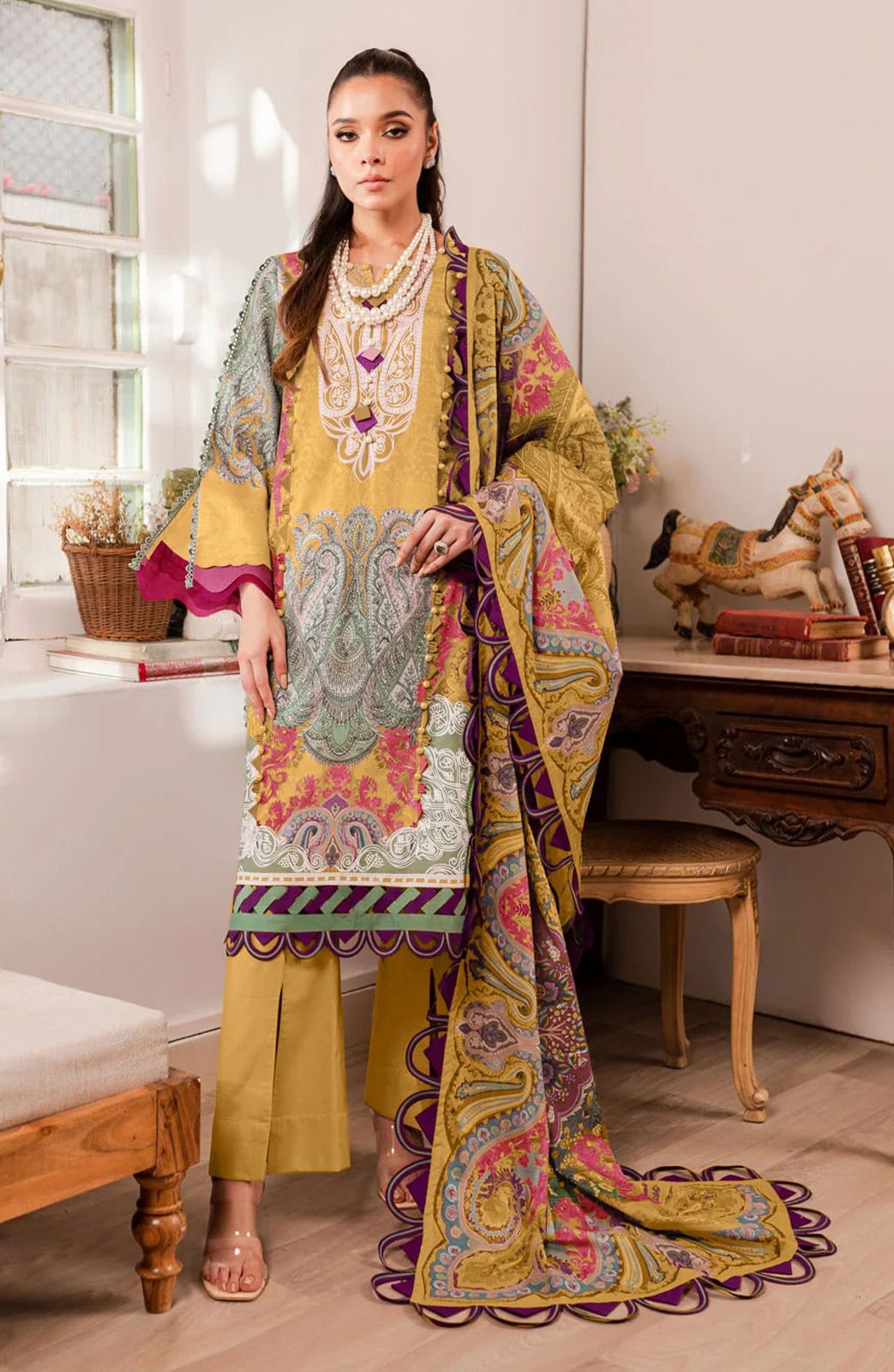 Mehboob 1256 And 1257 Pure Cotton Pakistani Salwar Suits Wholesale Shop In Surat